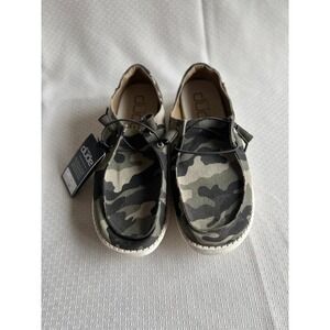 Hey Dudes Wendy Camo Slip On Shoe W11 NWT